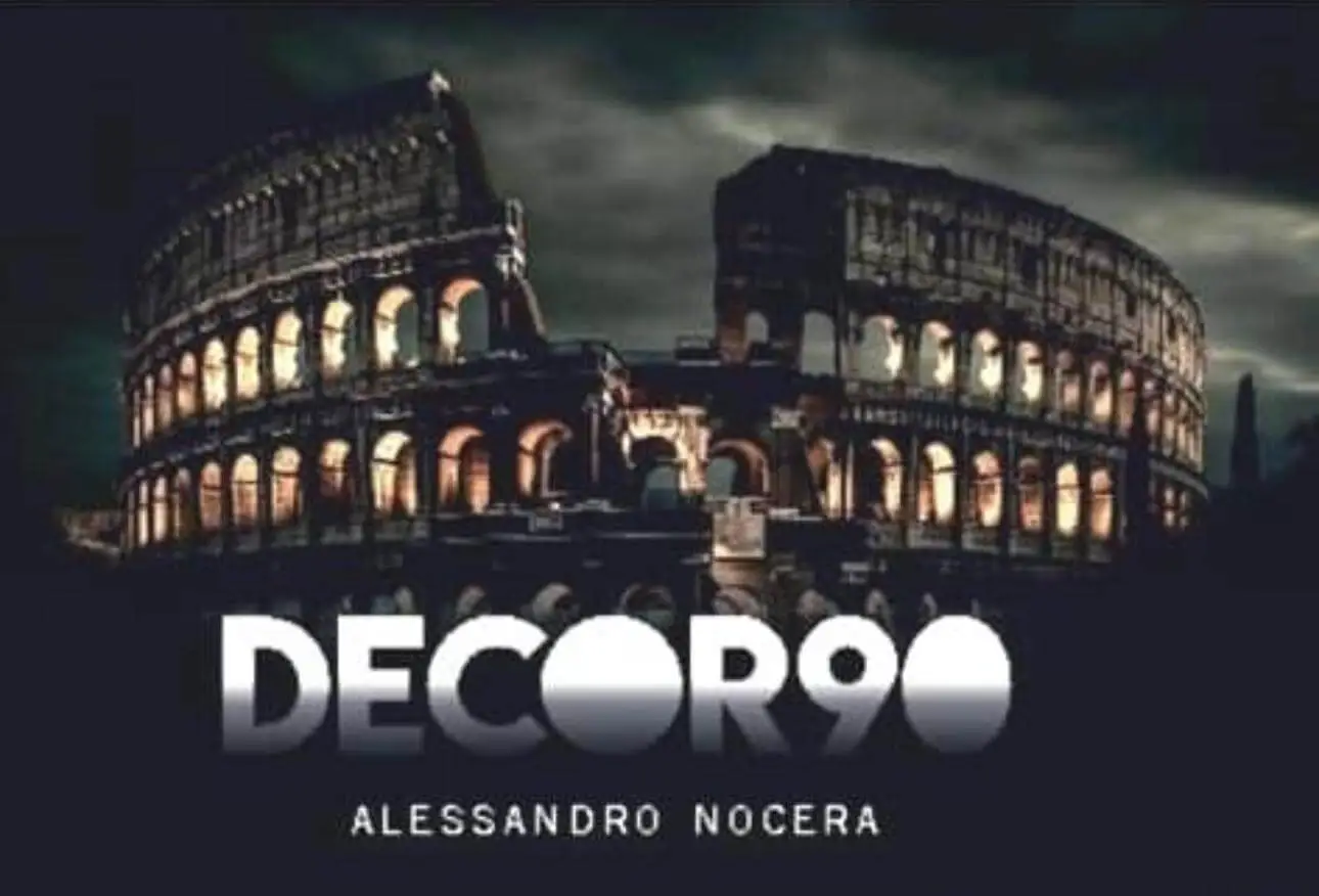 Il logo decor 90 l'azienda di roma specializzata in pittura, decorazioni edili e ristrutturazioni complete tutti i contatti sono online